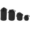 PATIKIL Camera Lens Bag Set, 4 Pcs Drawstring Lens Pouch
