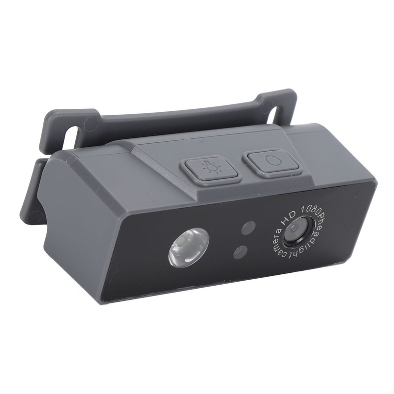 Head Mounted Camera Portable Gesture Sensor Light 1800mAh 45° Angle