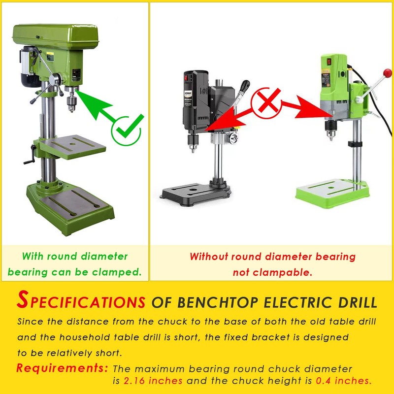 Square Hole Drill Bit Adapter for Drill Machine Accessory, Easy