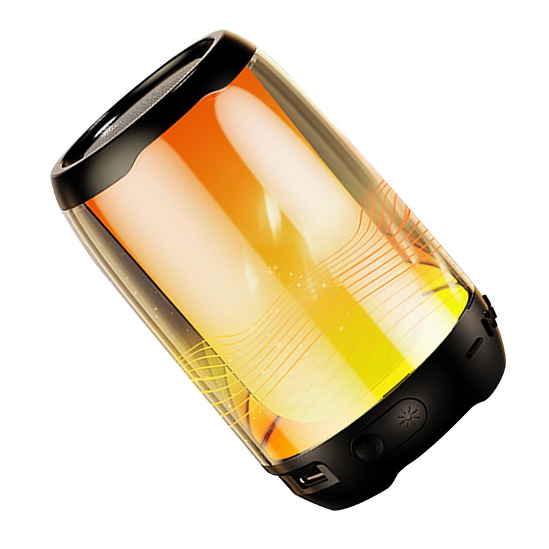 Portable Bluetooth Speaker with Night Light Multifunction LED Dazzling Night