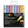 UNI Posca PC1M Pastel Conical Extra Thin 8 Marker Pen