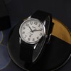 Womens Minimalist Watches Black Silicone Ultra Thin Analog Quartz Waterproof