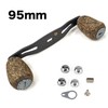 VISPREA Reel Carbon Parts Bait Reel Handle 95mm Crank Carbon