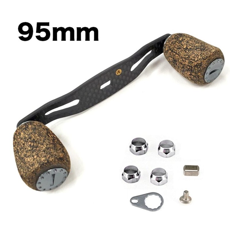 VISPREA Reel Carbon Parts Bait Reel Handle 95mm Crank Carbon
