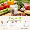 8PCS Travel Salt and Pepper Shakers Mini Dishwasher Safe Portable