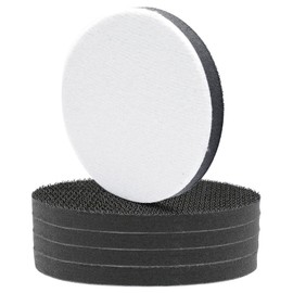 Uenhoy 5 Pack Hook and Loop Soft Foam Buffering Pads 5 Inch (125mm) Sponge Cushion Buffer Backing Pad Soft Interface Pads for 5" Sanding Pad