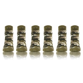 sesto senso Funny Colourful Short Socks Pack of 3 Cute Trainer Socks Cotton, Pack of 3 camouflage - camouflage