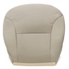 SecosAutoparts Perforated Tan Driver Side Replacement Bottom Microfiber Leather Seat