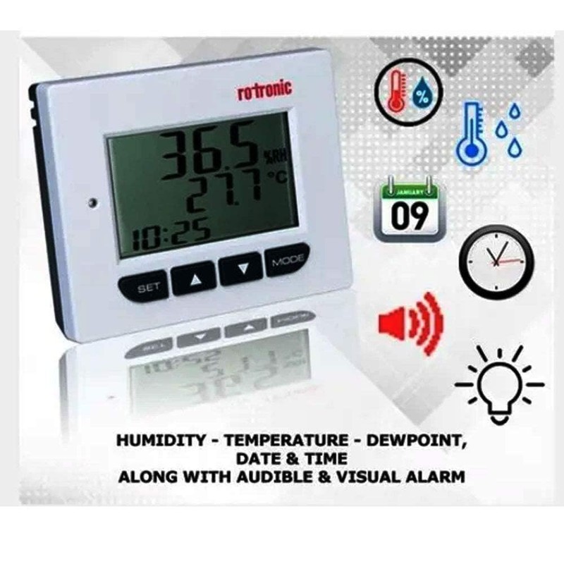 Digital Thermo Hygrometer curometer | Digital Hygrometer| (Large LCD Display)
