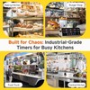 Commercial Kitchen Timers for Cooking, 8-Channel Timer for Commercial Kitchens,
