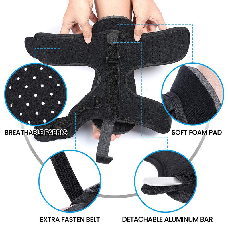 Adjustable Plantar Fasciitis Night Splint Foot Drop Orthotic Brace Night