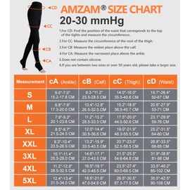 Plus Size 5XL Compression Pantyhose for Women Men, 20-30 mmHg Graduated Compression Tights, Opaque Toeless Compression Stockings Waist High Support Tights for Swelling, DVT,Pregnant, Teacher, Doctor