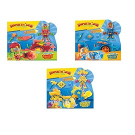 SUPERTHINGS KAZOOM Power - Combat Vehicle Multy. Kid Multy Combat Vehicle from the Clan TV Series Kazoom Power. Includes 1 Combat Vehicle, 1 Exclusive, 1 Weapon and 1 Accessories