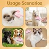 Pack of 2 Self-Cleaning Flea Comb, 2025 Fur Flash Brush