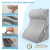 Giantex 3 PCS Bed Wedge Pillow Set, Ergonomic Incline Pillow