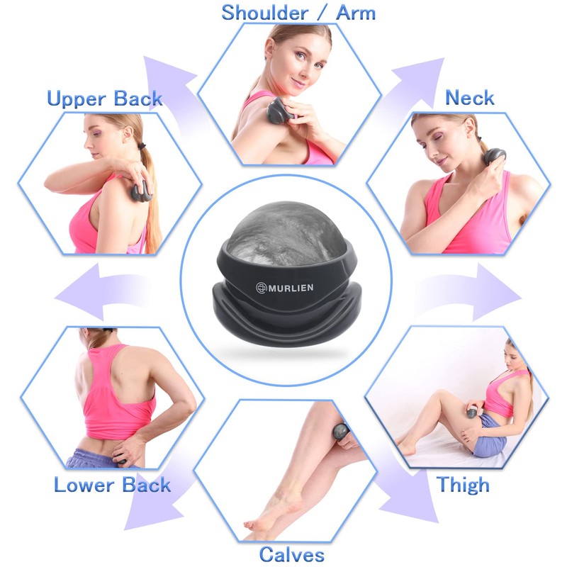 MURLIEN Massage Roller Ball, Tight and Sore Muscles Relief, Manual
