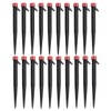 20Pcs Adjustable Irrigation Drippers, 360 Degree Water Flow Irrigation Drippers