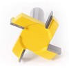 Yakamoz 1/2 Inch Shank 4-Wings Spoilboard Surfacing Router Bit Slab