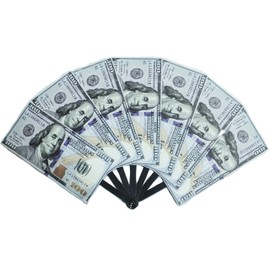 Wii Big Bucks Novelty One Hundred Dollar Bill Personal Hand Fan