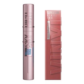 Kit De Sky High Wtp + Vinyl Ink Cheeky De Maybelline