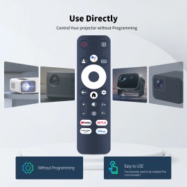 Unbranded New Remote Control For PUTRIMS ​K12 Smart Home Projector with Voice Function