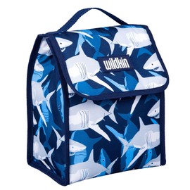 Wildkin Kids Insulated Lunch Bag for Boys & Girls, Reusable Lunch Bag is Perfect for Daycare & Preschool, Ideal Size for Packing Hot or Cold Snacks for School & Travel Lunch Bags (Sharks)