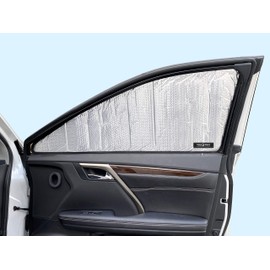 Side Window Front Seat Reflective Sunshade Custom Fit for 2016 2017 2018 2019 2020 2021 2022 Lexus RX SUV, UV Reflector Sun Protection Accessories (Set of 2)