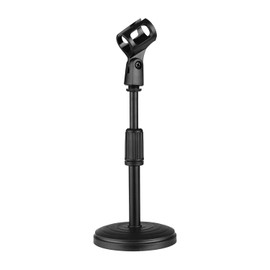 Soporte de MicróFono Ajustable de Escritorio, Computadora para Micrófono con Base Pesada, Base para microfono, Soporte para MicróFono Mesa