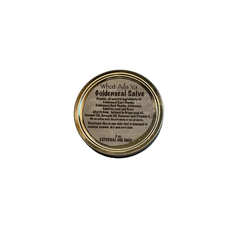 Goldenseal Salve with Myrrh gum - 2 oz tin," What