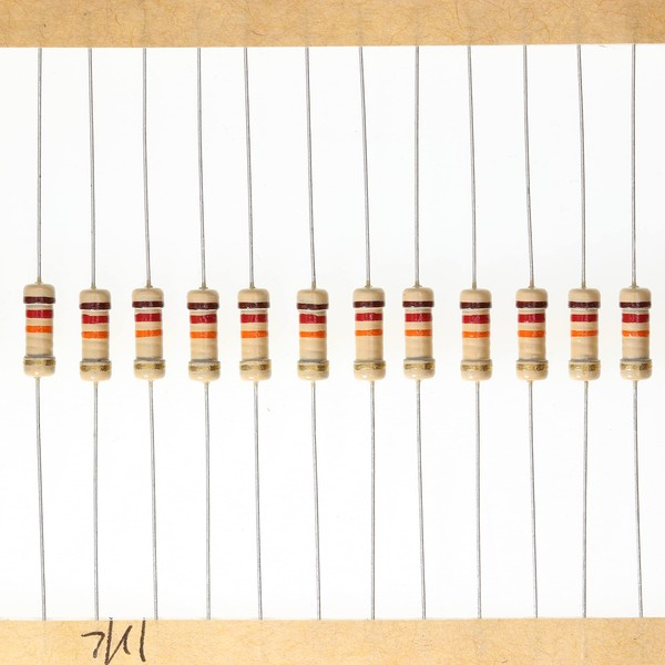 HUABAN 100 Pieces 0.5 Watts 1/2 W 12K Ohm 5%