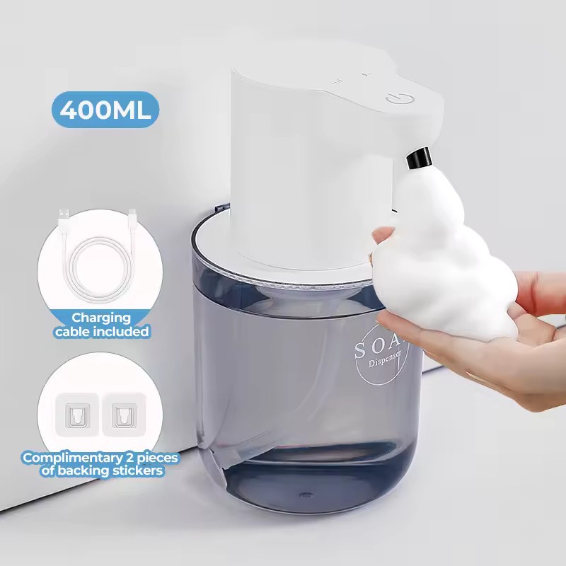 Automatic Foam Soap Dispenser, 500ml Touchless Rechargeable Pump