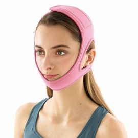 La-Vie 3B-3702 Sleeping Mask, Snoring Prevention, Bad Breath Viruses and Bacteria Prevention, Mask, Sleep, Good Sleep, Small Face, Tightening, Face Up, Pink