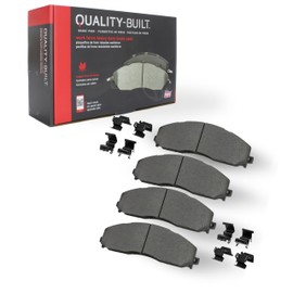 QUALITY-BUILT Work Force Semi-Metallic Front Brake Pads (1002-0908AM) Compatible with Lexus GS300 2006-2006, Lexus IS250 2009-2015