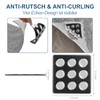 ASOBEAGE Teppich Antirutschunterlage, 4 Stück Waschbar Antirutschmatte für Teppich, Anti-Rutsch-Teppich-Pads