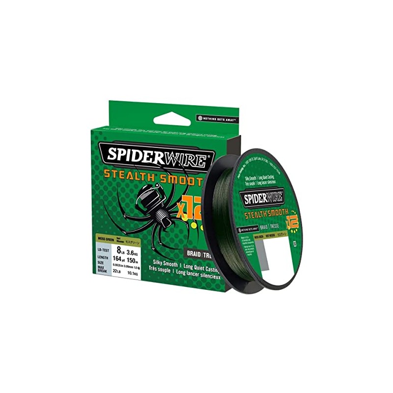 Spiderwire Stealth Smooth12 0.19 mm 150 m 18.0 K Moss