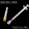 100 Pack 1ml 25Ga Lab Dispensing Syringe Tool, Industrial and