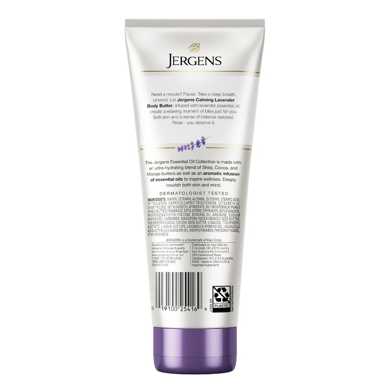Jergens Lavender Hand and Body Lotion for Dry to Extremely