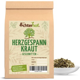 Herzspannkraut 100 g, dried and cut, ideal for preparing tea, herbal essence, etc., natural, herbal tea loose, from Achterhof