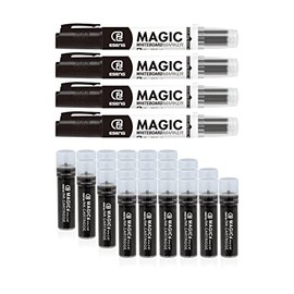 ESENG® Whiteboard Marker Magic WM-218 (4 Markers + 24 Cartridges | Black)