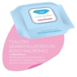 Toallitas Desmaquillantes Faciales Acido Hialuronico 25p