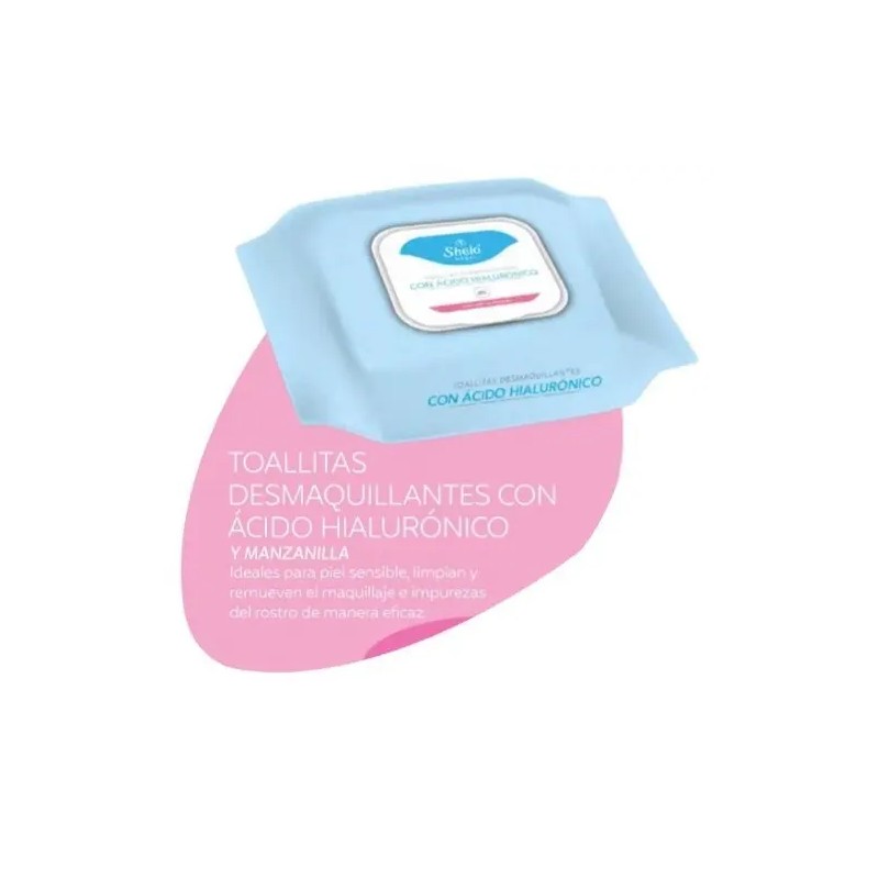Toallitas Desmaquillantes Faciales Acido Hialuronico 25p