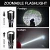 5000MAH Battery 20W White Laser Torch Light 5 Modes Switch