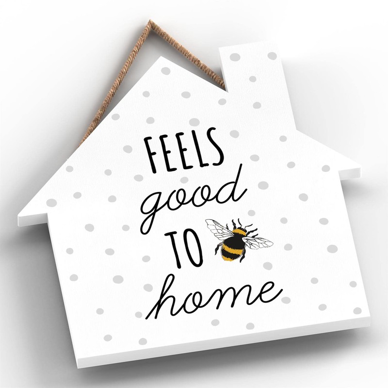 Global Designs Feels Good To Be Home Bee Themed Decorative