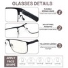 OCCI CHIARI Bifocal Reading Glasses for Men 2.25 Blue Light