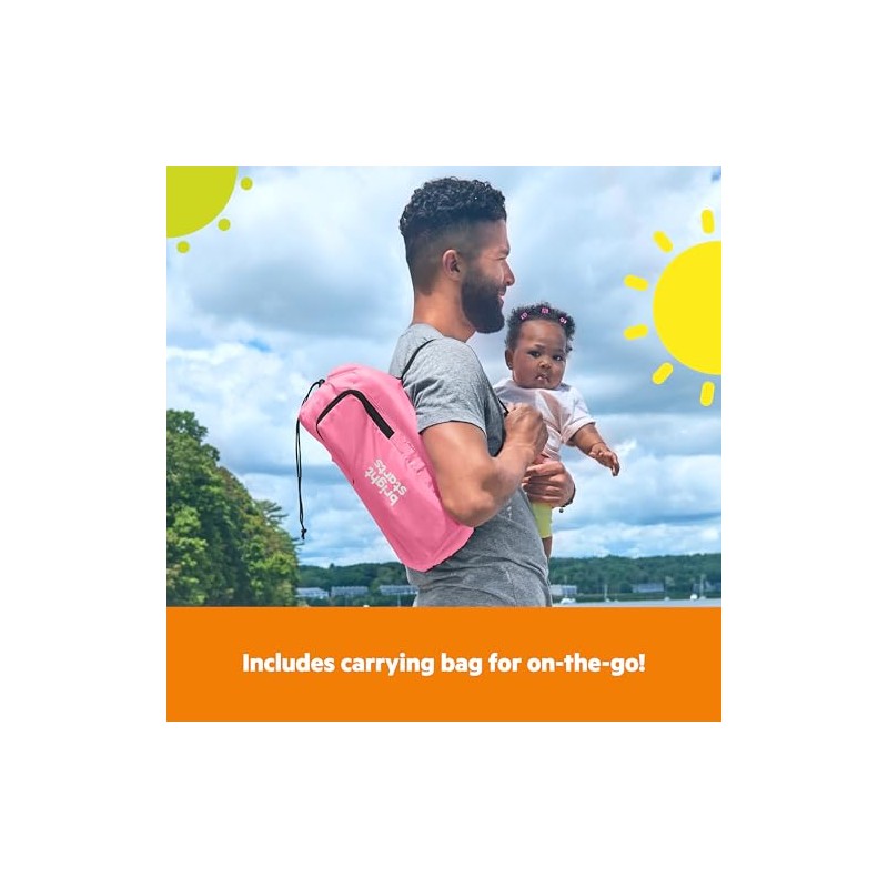 Bright Starts Pop 'N Sit Portable Booster, Indoor/Outdoor Use, Floor