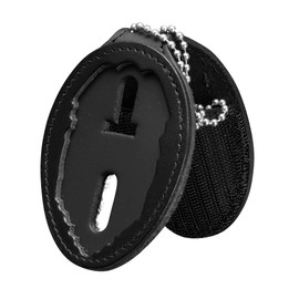 Perfect Fit Shield Wallets Florida and Connecticut Corrections Hidden Badge Wallet Black Leather Badge and ID Holder (cutout # 189)