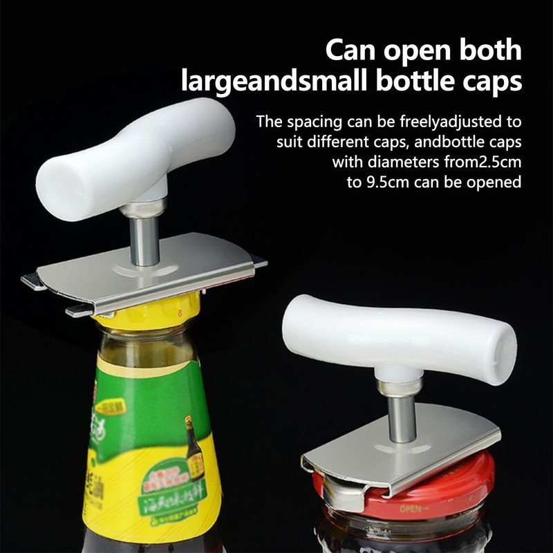 2 Pieces of Labor-Saving Cap Screwing Device, Creative Cap Opener,