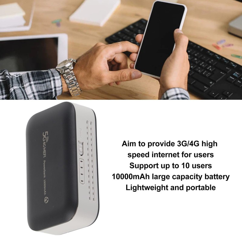 4G LTE 5G Mobiler Hotspot, Tragbares WLAN-Hotspot-Routergerät für Zuhause oder