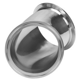 DERNORD 45 Degree Elbow | 4 Inch Tube OD Stainless Steel 304 Pipe Fitting Fits Tri Clamp 4 inch