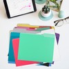 pmybupo Pink File Folders 8.5x11 Inch,1/3 Cut Tab Colored File